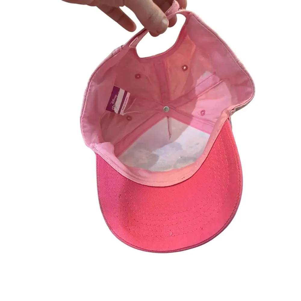 Disney Princess Youth Pink Adjustable Baseball Hat Cap Moana Belle Mulan Jasmine